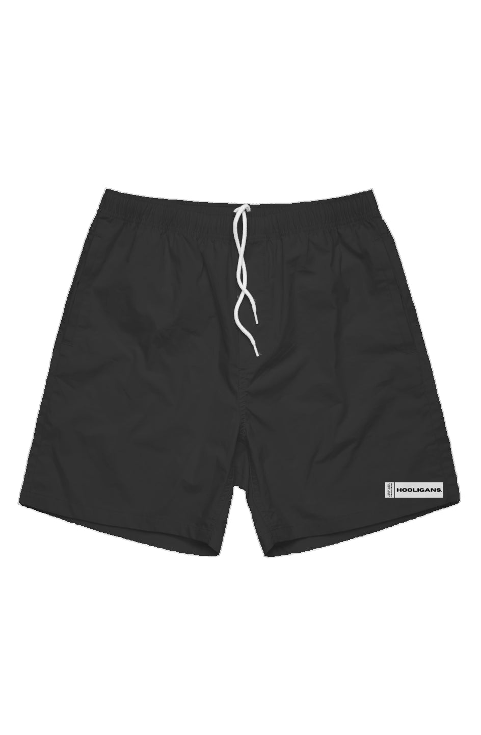 Hooligans Street Gang Black Shorts